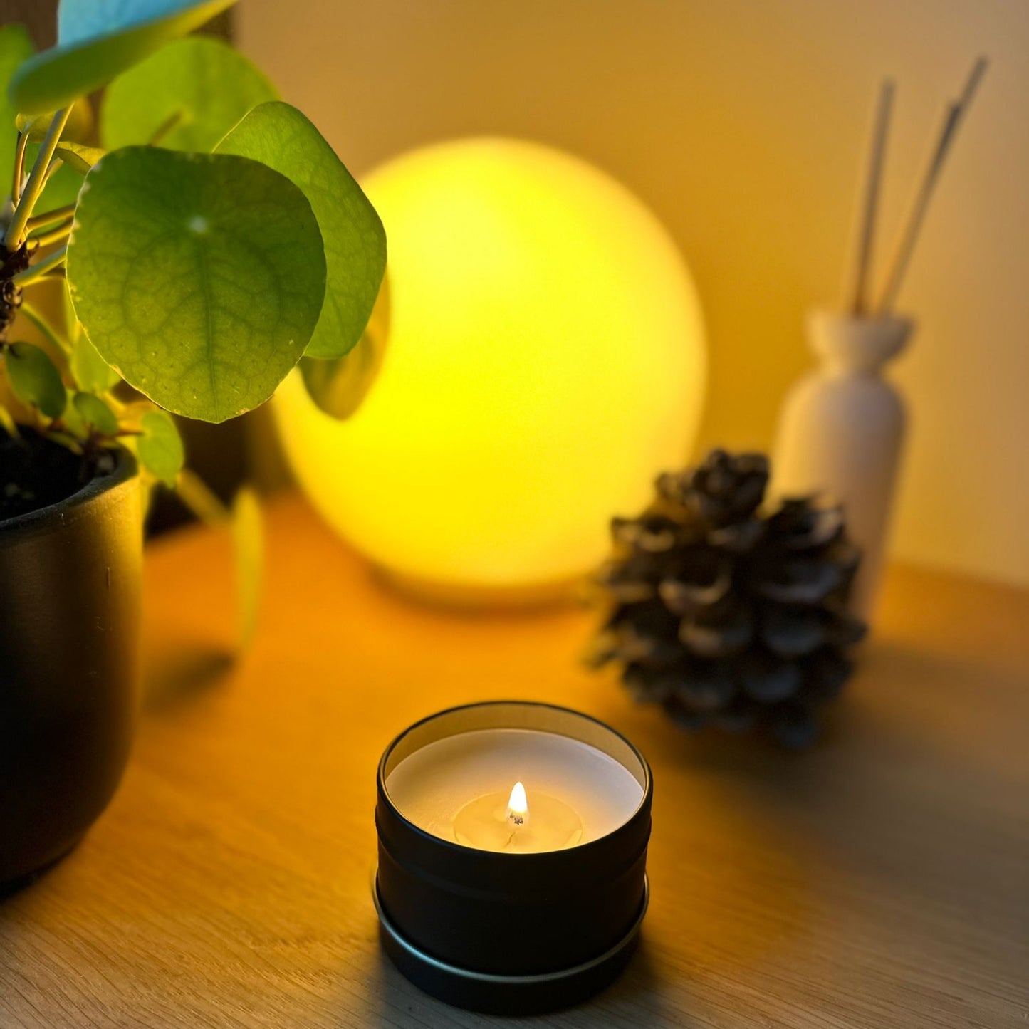 Soy wax lavender scented candle 100ml